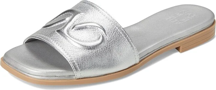 Naturalizer Genevieve Women's Wedge Shoes Silver : 7 M (B), Leather - Image 5