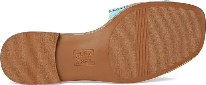 Naturalizer Genevieve2 Women's Wedge Shoes Angel Blue Woven Fabric : 9 W (C), Leather/Synthetic - Image 3