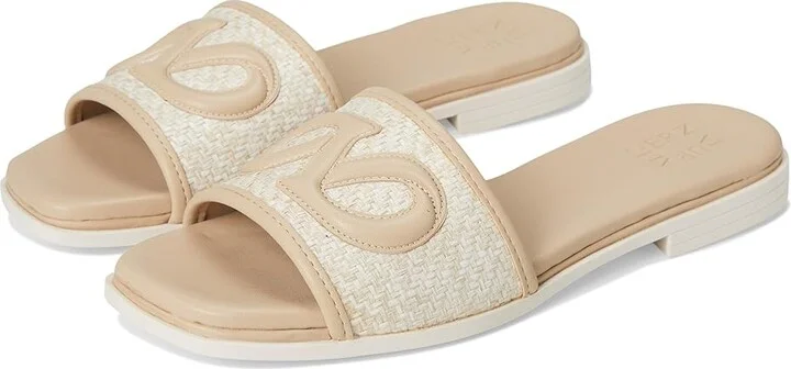 Naturalizer Genevieve2 Women's Wedge Shoes Coastal Tan Woven Fabric : 6.5 M (B), Leather/Synthetic