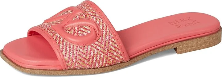 Naturalizer Genevieve2 Women's Wedge Shoes Sunset Coral Pink Woven Leather : 7 M (B), Leather/Synthetic - Image 5