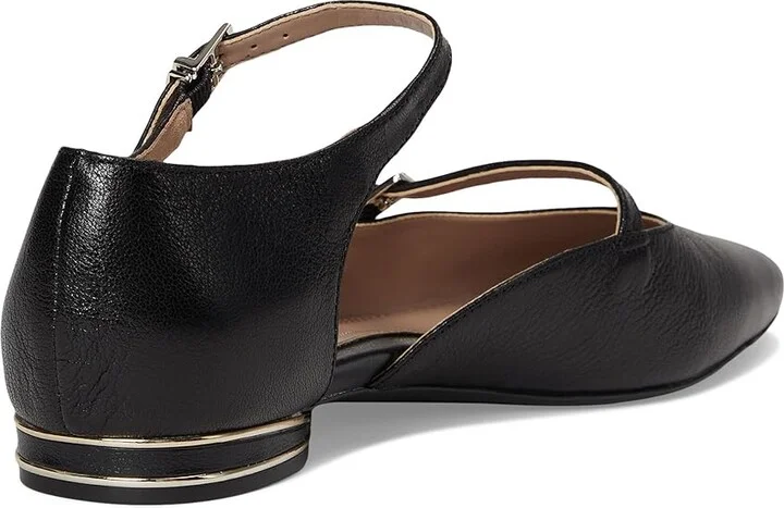 Naturalizer Harmony Women's Flat Shoes Black Leather : 12 M (B) - Image 4