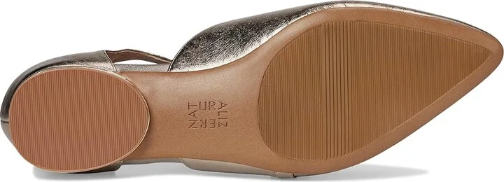 Naturalizer Harmony Women's Flat Shoes Pewter Leather : 8 W (C) - Image 3