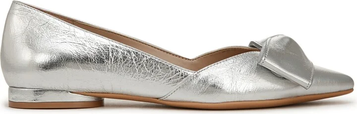Naturalizer Havana-Bow Flats - Taupe/Metallic Suede - Image 6