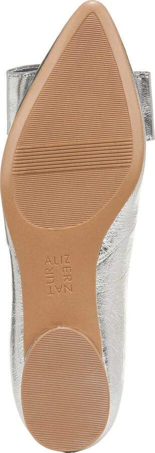 Naturalizer Havana-Bow Flats - Taupe/Metallic Suede - Image 9
