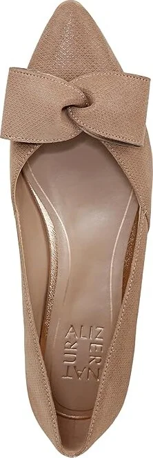 Naturalizer Havana Bow Women's Flat Shoes Taupe Leather : 10 M (B) - Image 2