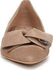 Naturalizer Havana Bow Women's Flat Shoes Taupe Leather : 10 M (B) - Image 4