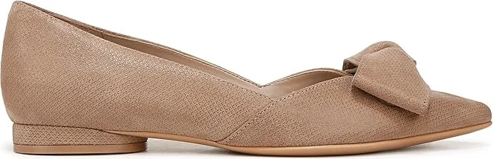 Naturalizer Havana Bow Women's Flat Shoes Taupe Leather : 10 M (B) - Image 6