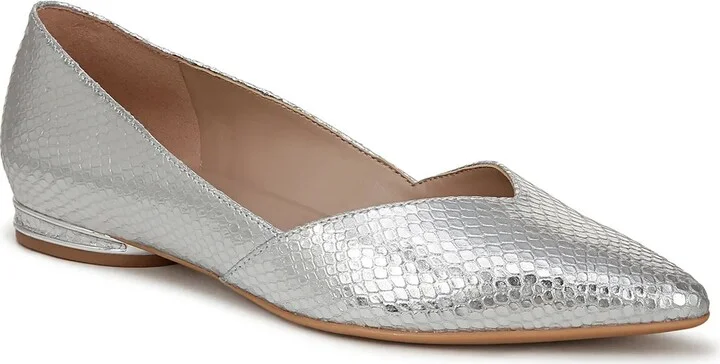 Silver Metallic Snake Print