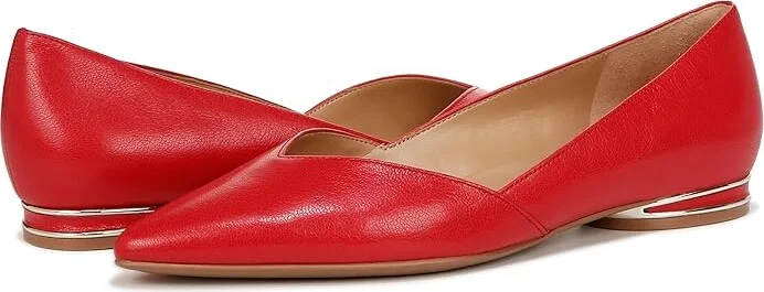 Naturalizer Havana Women's Shoes Crantini Red Leather : 9 W (C)