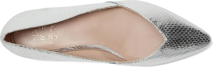 Naturalizer Havana Women's Shoes Silver Snake Print Leather : 10 M (B) - Image 2