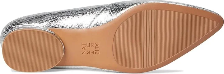 Naturalizer Havana Women's Shoes Silver Snake Print Leather : 10 M (B) - Image 3