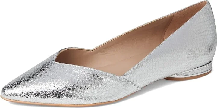 Naturalizer Havana Women's Shoes Silver Snake Print Leather : 10 M (B) - Image 5