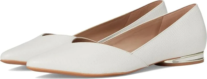 Naturalizer Havana Women's Shoes Warm White Snake Print Leather : 6 M (B)