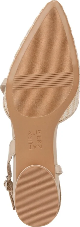 Naturalizer Hawaii 2 Slingback Flats - Opal/Natural Woven Straw/Faux Leather - Image 5