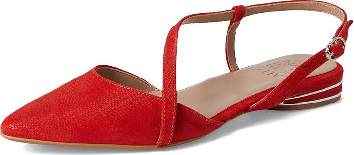 Naturalizer Hawaii High Women's Heels Maserati Red Suede : 6 M (B) - Image 5