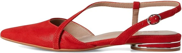 Naturalizer Hawaii High Women's Heels Maserati Red Suede : 6 M (B) - Image 6