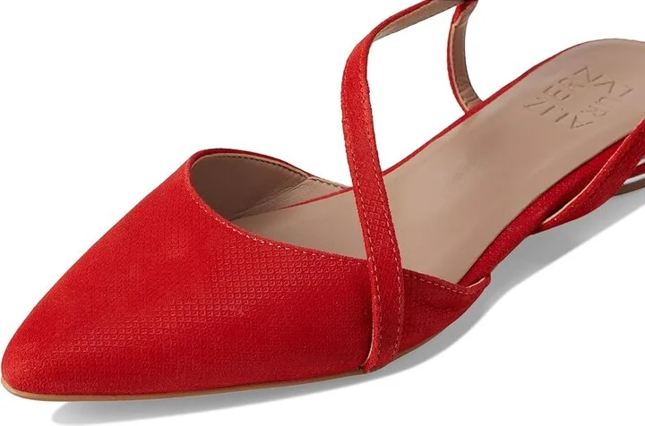 Naturalizer Hawaii High Women's Heels Maserati Red Suede : 6 M (B) - Image 7