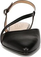 Naturalizer Hawaii Pointed Toe Slingback Flats Women's Sandals Black Leather : 7.5 M (B) - Image 5