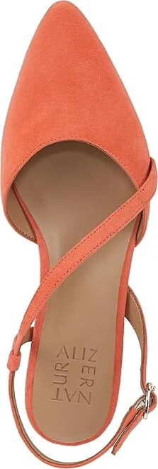 Naturalizer Hawaii Slingbacks Women's Sandals Apricot Blush Suede : 6.5 M (B), Leather/Suede - Image 2