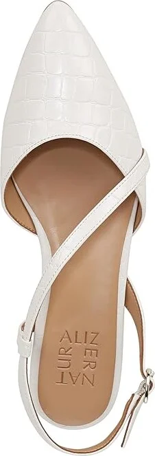 Naturalizer Hawaii Slingbacks Women's Sandals Warm White Faux Croco Leather : 5.5 M (B), Leather/Suede - Image 2
