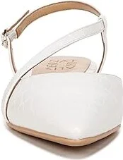 Naturalizer Hawaii Slingbacks Women's Sandals Warm White Faux Croco Leather : 5.5 M (B), Leather/Suede - Image 4