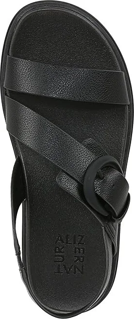 Naturalizer Hope Slingbacks Women's Sandals Black : 6.5 M (B), Leather/Rubber - Image 2