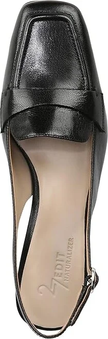 Naturalizer Hunny Slingbacks Women's Sandals Black Leather : 9 M (B) - Image 2