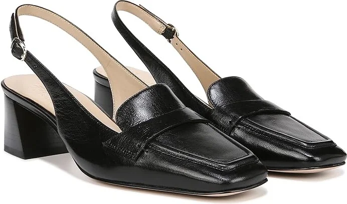 Naturalizer Hunny Slingbacks Women's Sandals Black Leather : 9 M (B)