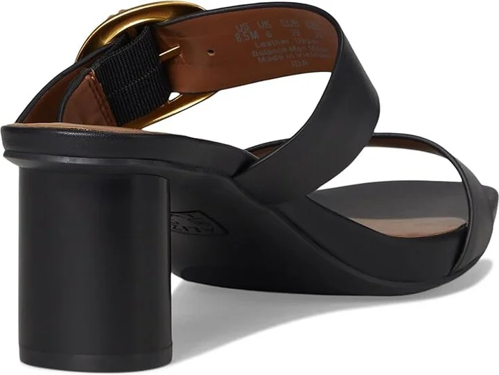 Naturalizer Ida Women's Wedge Shoes Black Leather : 9 W (C) - Image 4