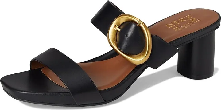 Naturalizer Ida Women's Wedge Shoes Black Leather : 9 W (C) - Image 5