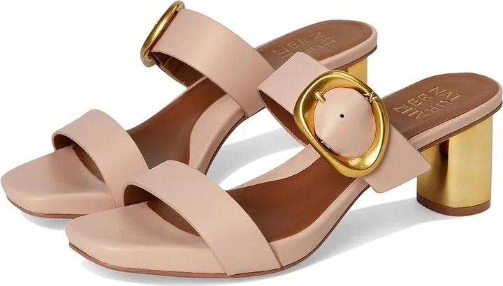 Naturalizer Ida Women's Wedge Shoes Cameo Blush Pink Leather : 12 M (B)