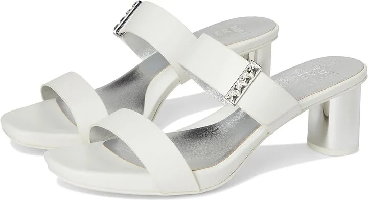 Naturalizer Ida2 Women's Wedge Shoes White Faux Leather : 8.5 W (C)