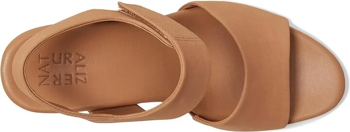Naturalizer Imani High Women's Heels Cookie Dough Nubuck : 9 W (C), Leather - Image 2