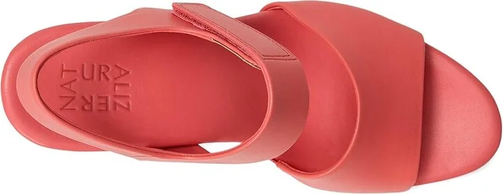 Naturalizer Imani High Women's Heels Sunset Coral Leather : 12 W (C) - Image 2