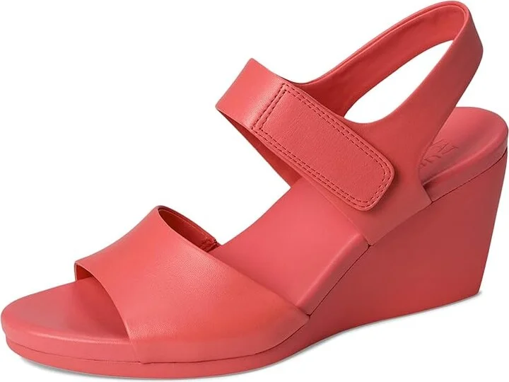 Naturalizer Imani High Women's Heels Sunset Coral Leather : 12 W (C) - Image 5