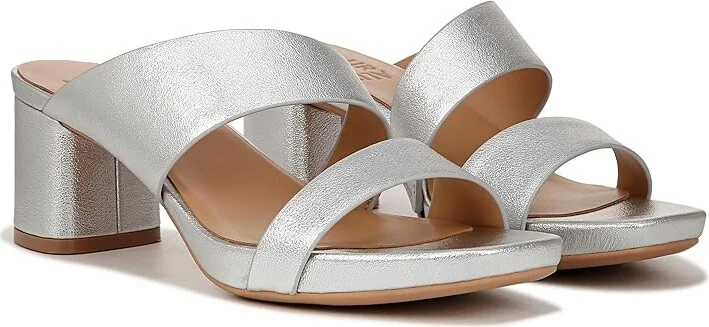 Silver Faux Leather