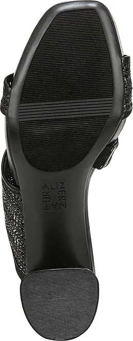 Naturalizer Inez2 Slides Women's Sandals Black Fabric : 7 W (C), Rubber/Synthetic - Image 3
