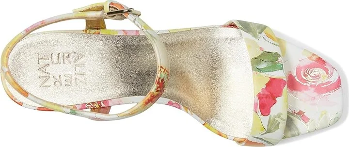 Naturalizer Izzy Women's Sandals Sunlight Yellow Floral Leather : 7 M (B) - Image 2