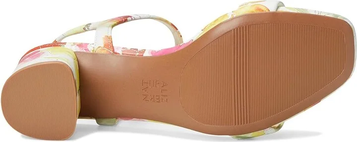 Naturalizer Izzy Women's Sandals Sunlight Yellow Floral Leather : 7 M (B) - Image 3