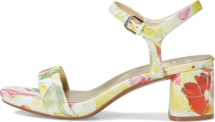 Naturalizer Izzy Women's Sandals Sunlight Yellow Floral Leather : 7 M (B) - Image 6