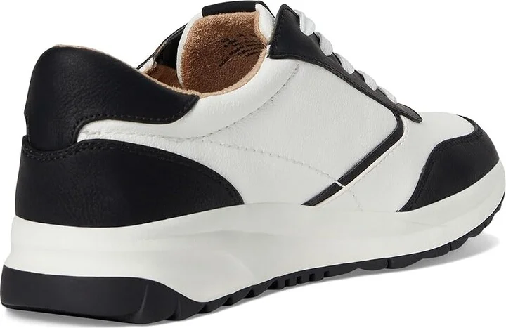 Naturalizer Jackson Oxfords Women's Shoes Black/White Faux Leather : 10 W (C) - Image 4