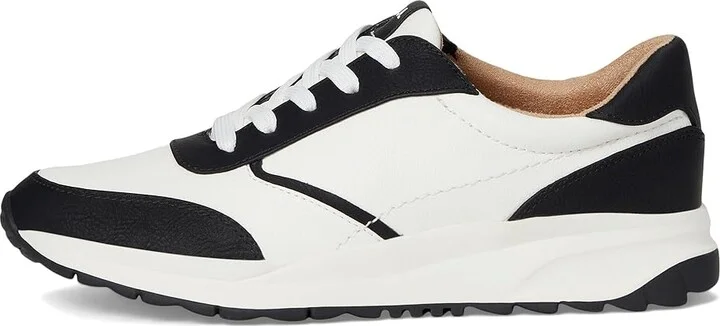 Naturalizer Jackson Oxfords Women's Shoes Black/White Faux Leather : 10 W (C) - Image 6