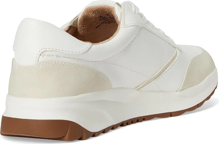 Naturalizer Jackson Oxfords Women's Shoes White/Beige Faux Leather : 8 W (C) - Image 4