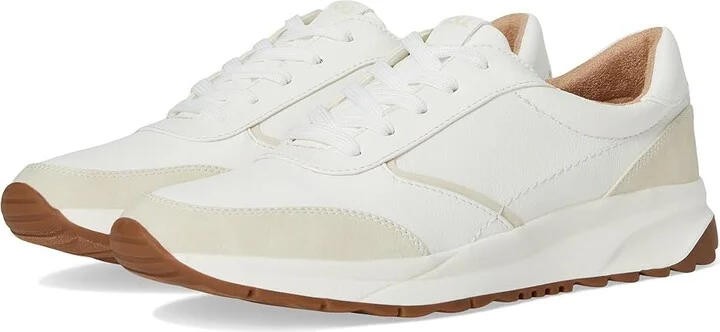 Naturalizer Jackson Oxfords Women's Shoes White/Beige Faux Leather : 8 W (C)