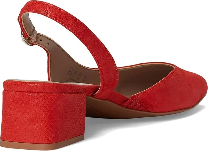 Naturalizer Jayla High Women's Heels Maserati Red Suede : 9.5 M (B), Leather/Rubber - Image 4