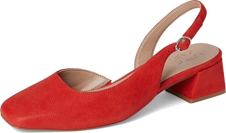 Naturalizer Jayla High Women's Heels Maserati Red Suede : 9.5 M (B), Leather/Rubber - Image 5