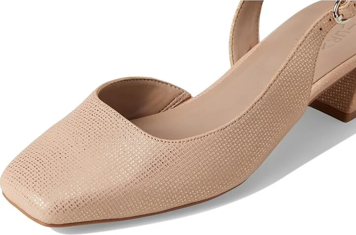 Naturalizer Jayla High Women's Heels Sand Leather : 11 W (C), Leather/Rubber - Image 7