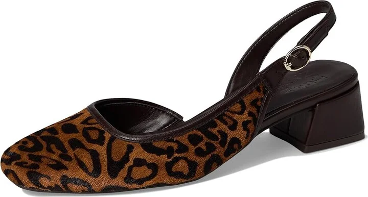 Naturalizer Jayla Low Heel Slingback Dress Shoes Women's Sandals Brown Leather : 10 M (B) - Image 5