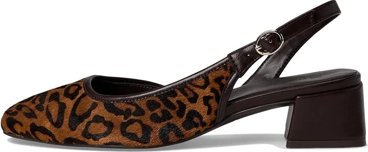 Naturalizer Jayla Low Heel Slingback Dress Shoes Women's Sandals Brown Leather : 10 M (B) - Image 6