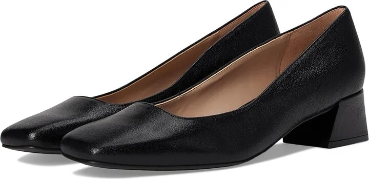Naturalizer Jayla Pumps High Women's Heels Black Leather : 10 W (C)